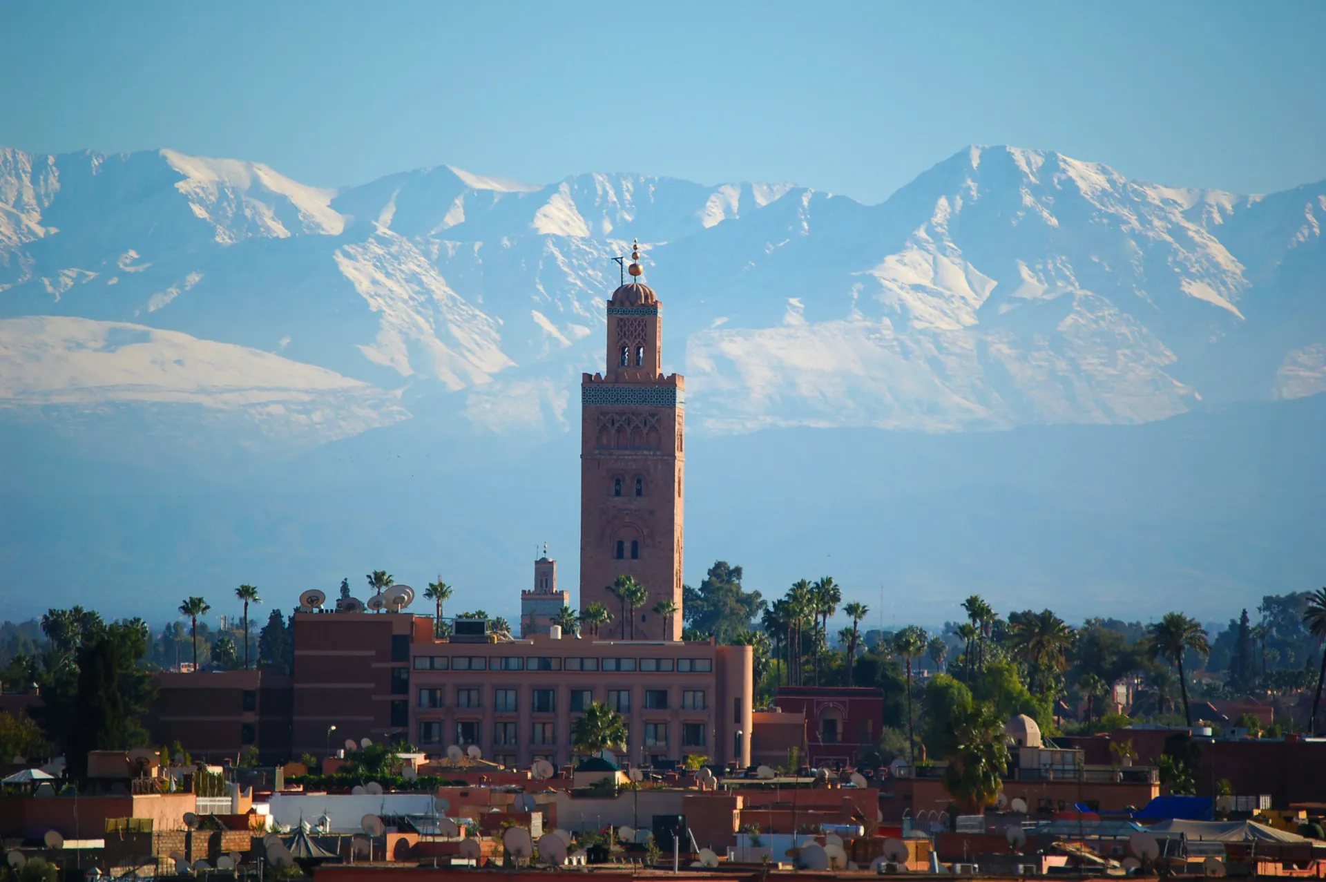 brown concrete building near mountain during daytime, marrakech